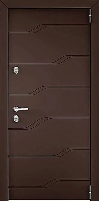 Входная дверь Titan-8 (Порошковое напыление / МДФ Филенчатый) - внешняя сторона